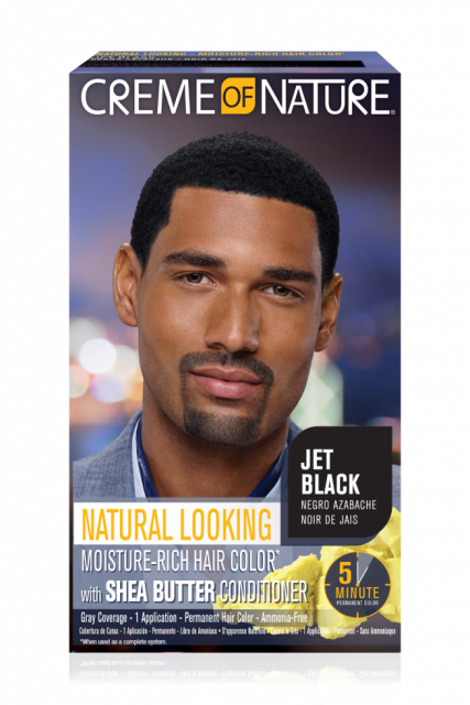 Creme of Nature Natural Looking Moisture-Rich* Liquid Hair Color for Men with Shea Butter Conditioner