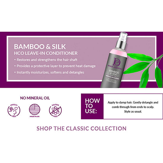Design Essentials Bamboo And Silk HCO Leave In Conditioner 8 oz