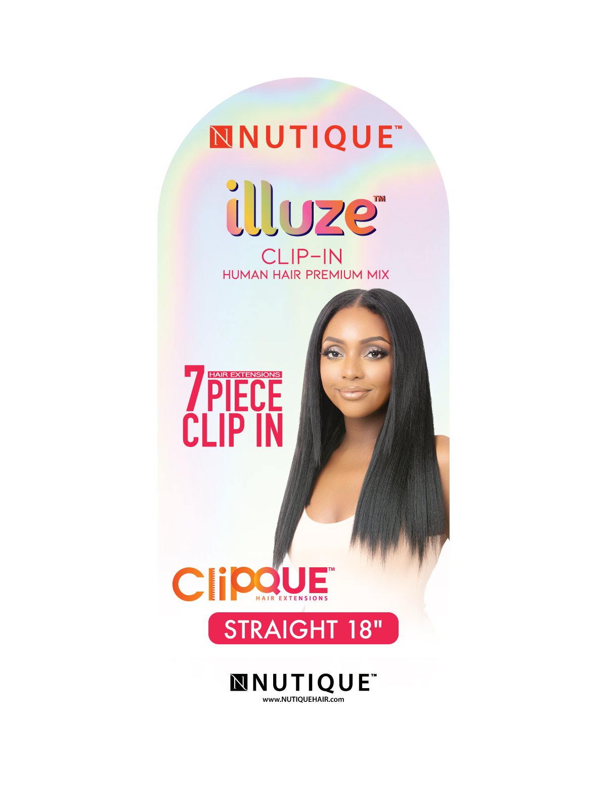 ILLUZE HH CLIP-IN STRAIGHT 18"