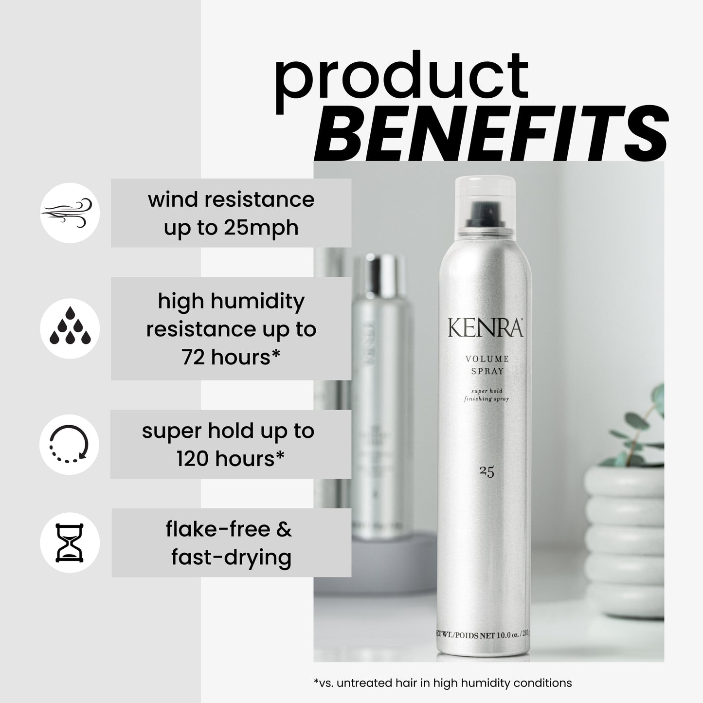 Kenra Volume Spray 25 super hold finishing spray