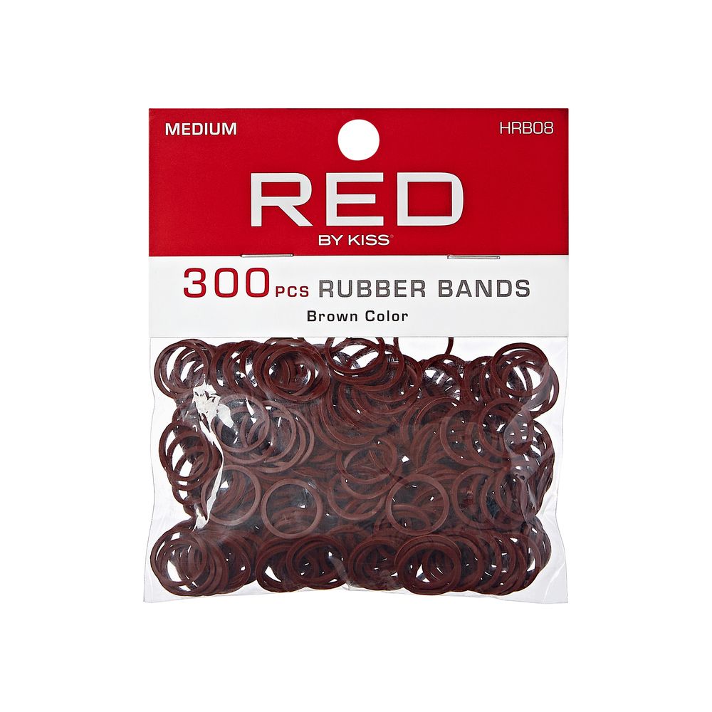 Red Rubber Band Medium 300 Pcs (Brown)