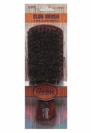 ANNIE Military 100% Boar Bristle Club Brush 2081