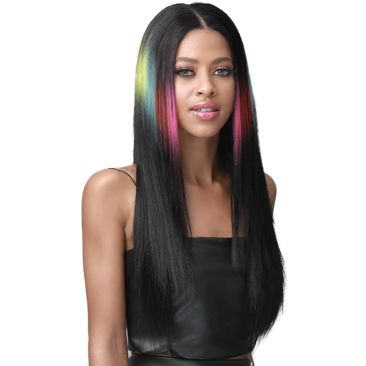 Bobbi Boss Synthetic Lace 3.5" Deep Part Lace Front Wig - MLF460 Alecta