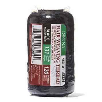 DONNA WEAVING THREAD 120M BLACK