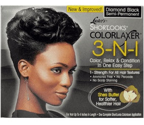Luster's Short Looks Colorlaxer 3- In-1 Color Diamond Black