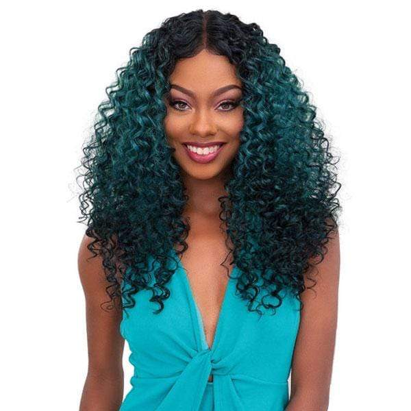 Janet Collection Synthetic Melt HD Extended Part Swiss Lace Wig DEE