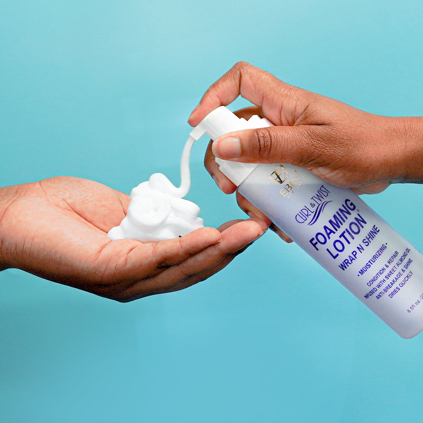 Ebin - Curl & Twist Foaming Lotion - MOISTURIZING