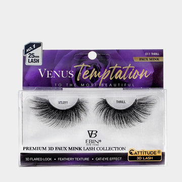 VENUS TEMPTATION 25MM FAUX MINK 3D LASHES - THRILL