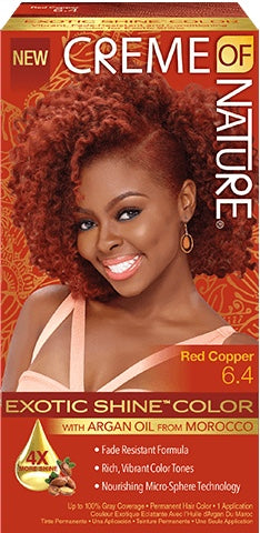 CREME OF NATURE Argan Oil HAIR COLOR RED COPPER 6.4