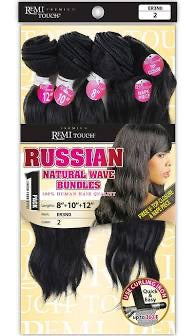 RUSSIAN NATURAL WAVE 3 PCS 8/10/12+TOP CLOSURE 1B