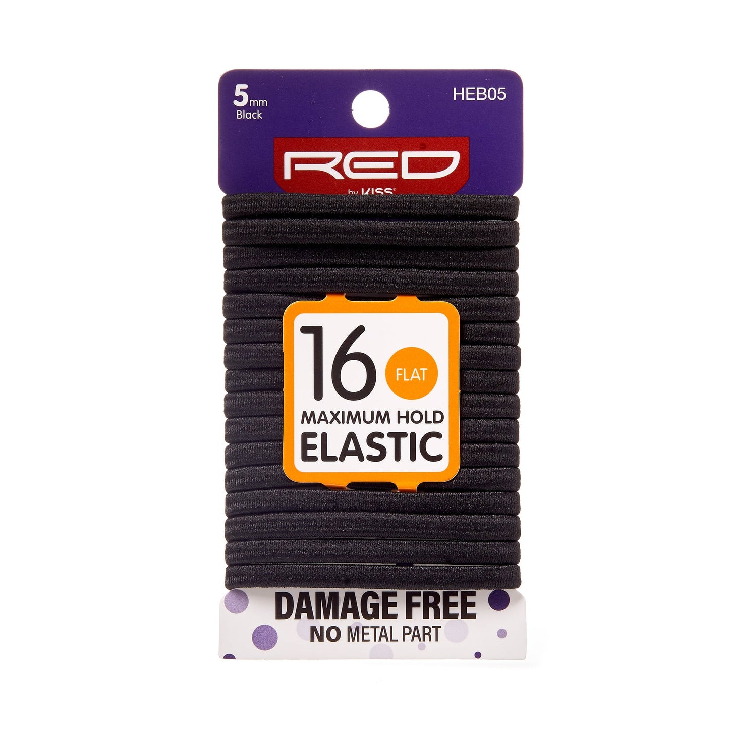 FLAT MAXIMUM HOLD ELASTIC BAND (16 PCS)