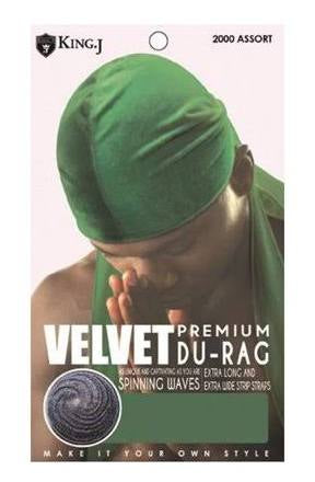 King J Premium Velvet Durag