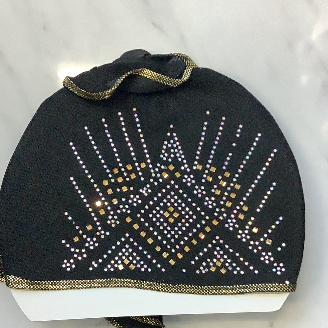 Bling Turban Cap
