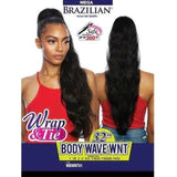 BRAZILIAN MEGA WRAP & TIE PONYTAIL BODY WAVE 32INCH 1B