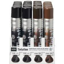 Kiss Tintation Hair Color Spray (Black) : My Honest Review 