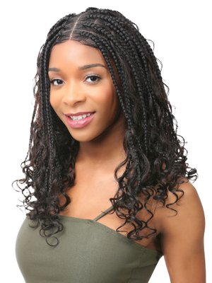 ILLUZE HH FULL LACE BOHO BRAID DEEP 18" Color 1