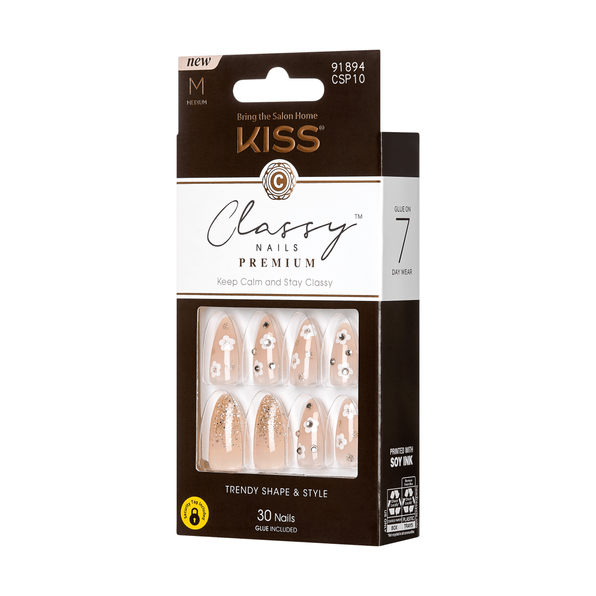 Kiss Classy Premium Nails- GLEAMINS