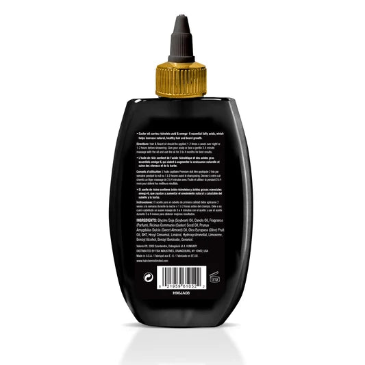 Hair Chemist Growth & Thickness Jamaican Black Castor Hair & Beard Oil 8 oz