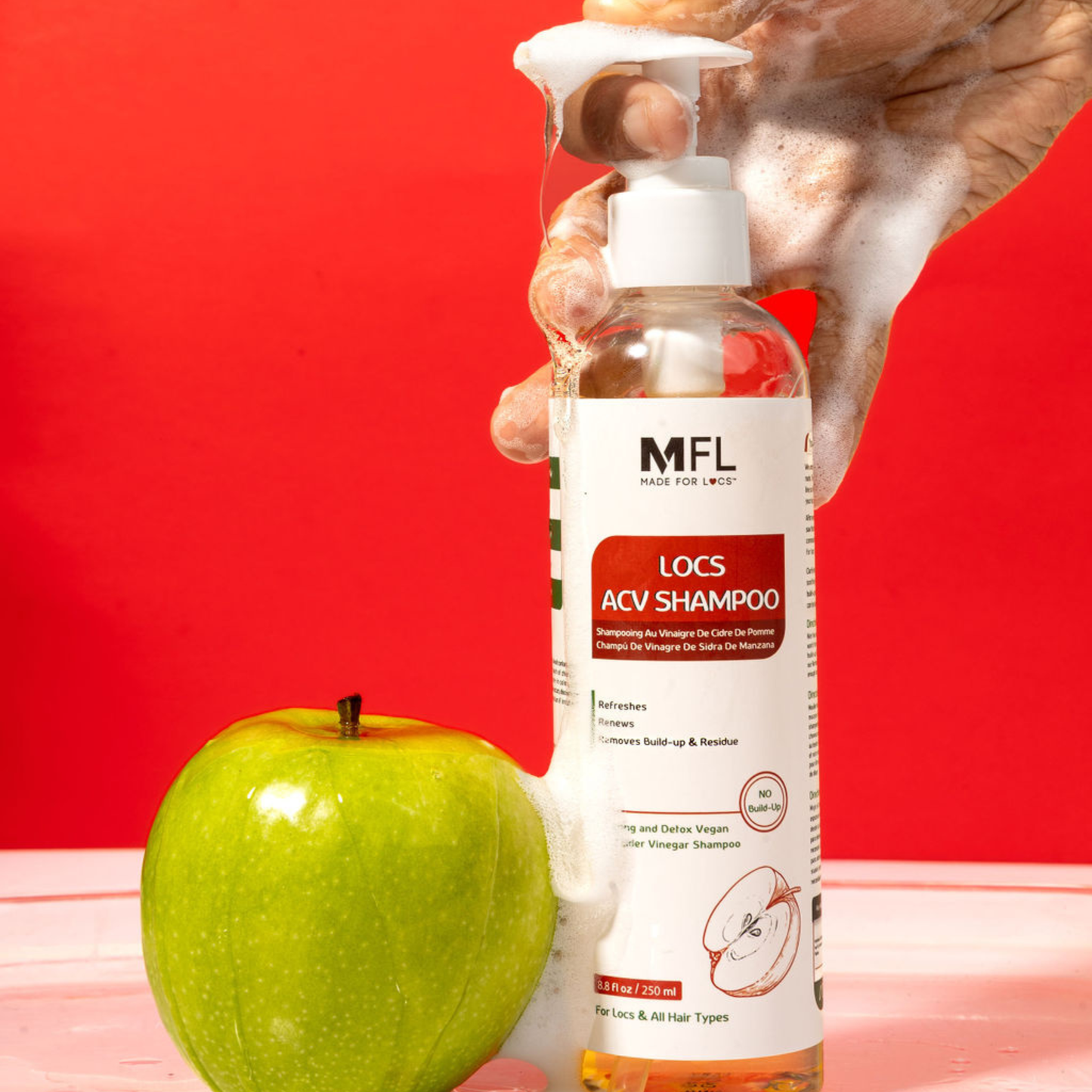 Locs Vegan Apple Cider Vinegar Shampoo |  8 oz
