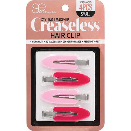 CREASELESS HAIR CLIPS SMALL LAY DOWN HAIR  ASSORT COLOR