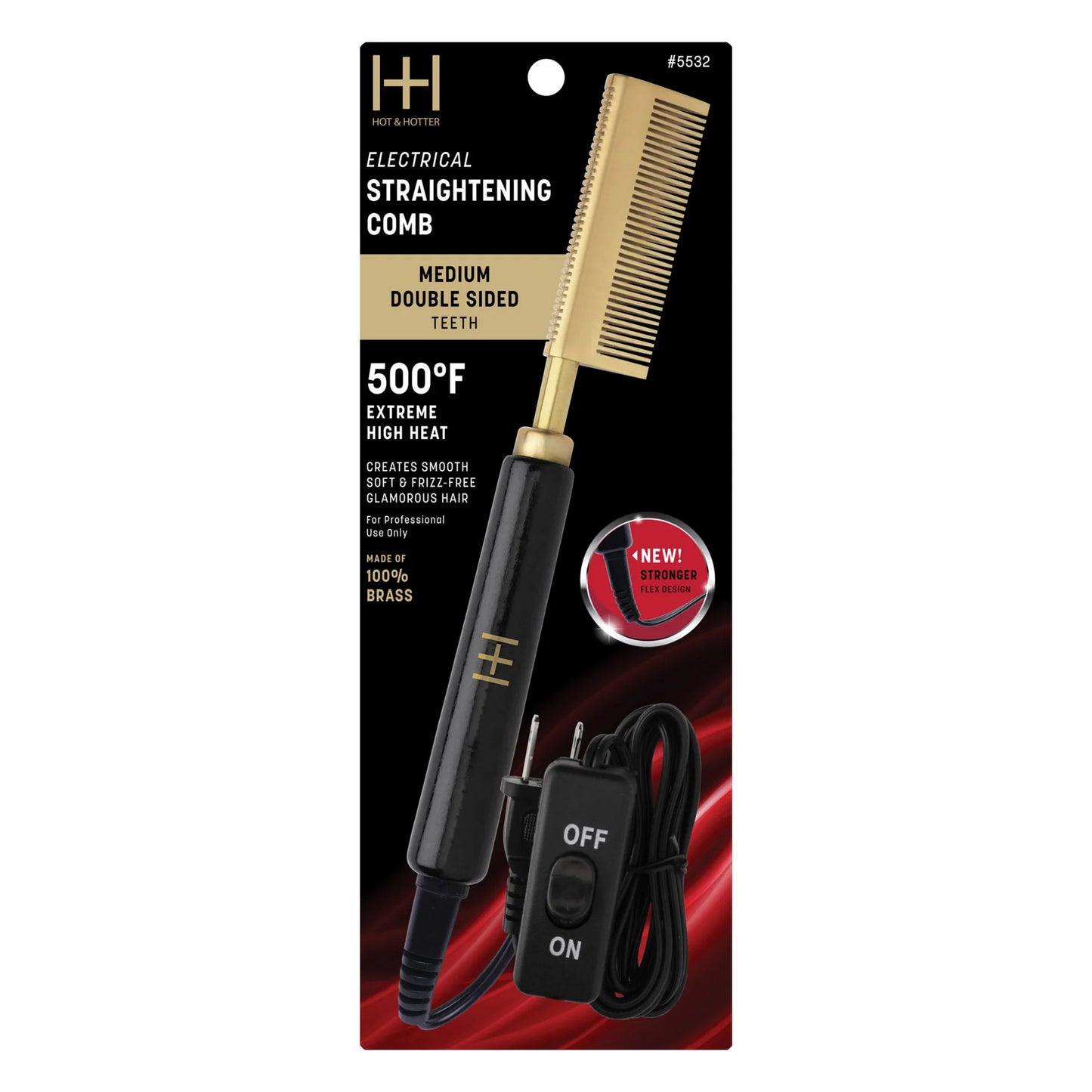 ANNIE ELECTRICAL STRAIGHTENING COMB Double Sided #5532