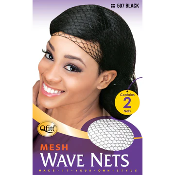 MESH WAVE NETS - 2PCS Black (507)