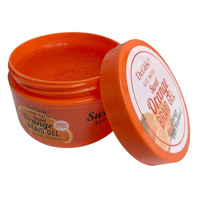 Dr.Girls Rice Water Braid Gel Sweet Orange 8.45oz