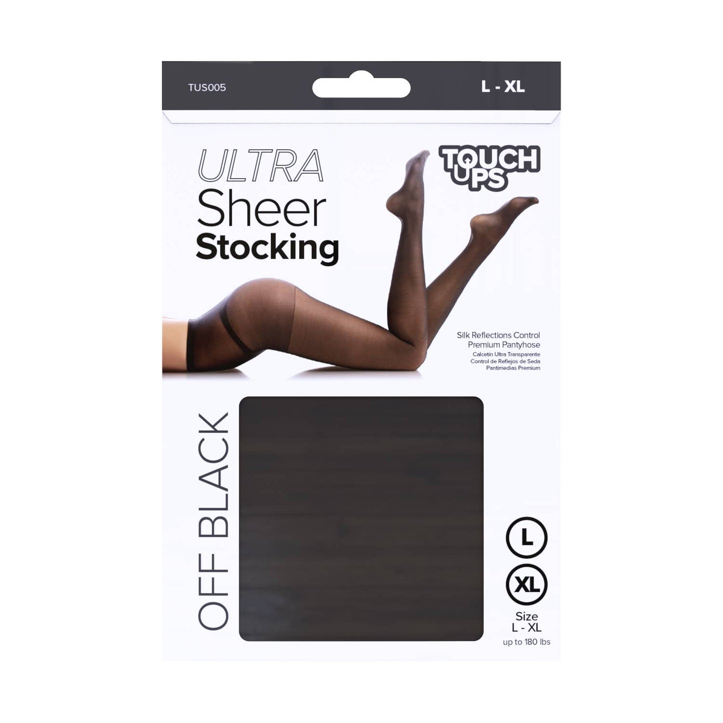 Touch Ups Ultra Sheer Stocking: Coffee - 2XL-3XL