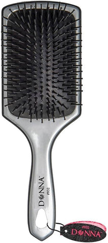 Donna #932 Large Metalic Paddle Hair Brush
