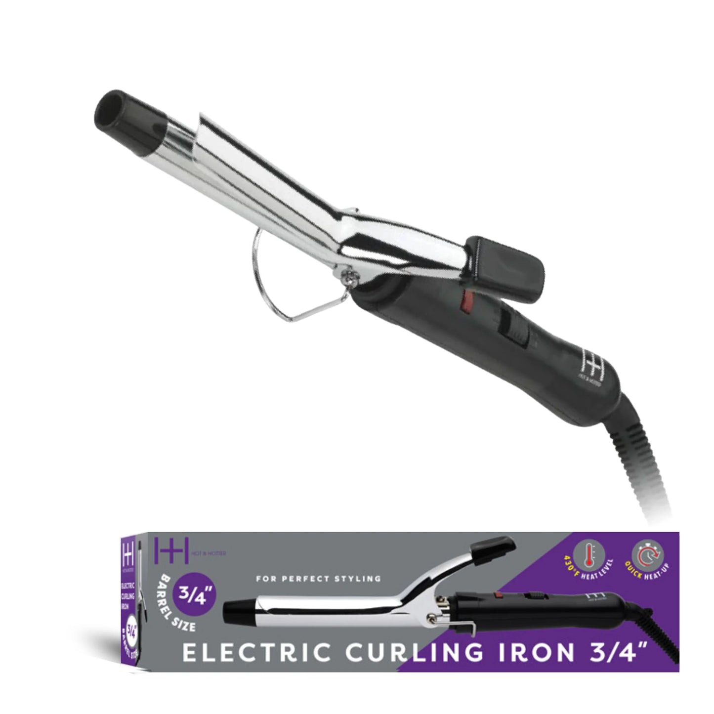 Hot & Hotter Electric Curling Iron 3/4" 5819