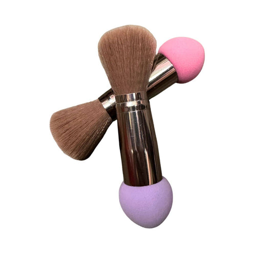 Double Sided Beauty Blender Sponge and Brush