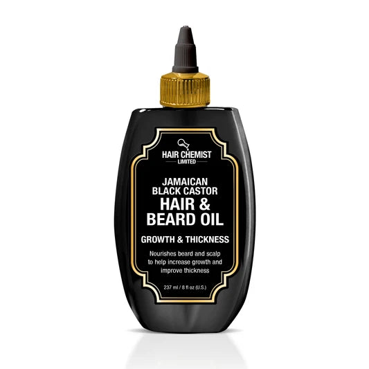 Hair Chemist Growth & Thickness Jamaican Black Castor Hair & Beard Oil 8 oz