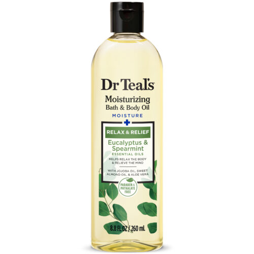 Dr Teal’s  Eucalyptus & Spearmint  Body Oil 8oz