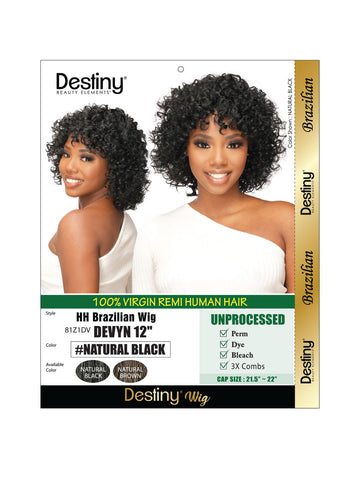 Destiny HH Brazilian Wig-DEVYN 12"