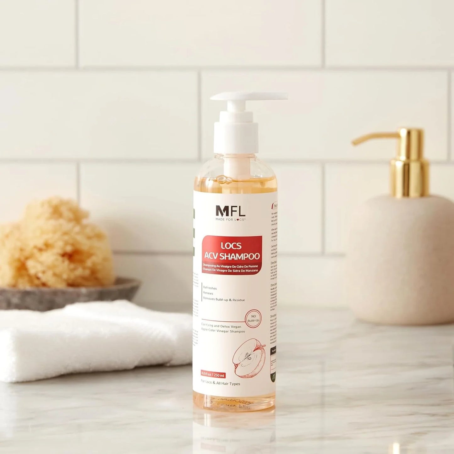 Locs Vegan Apple Cider Vinegar Shampoo