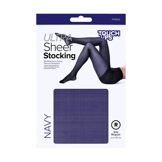 TouchUps - Ultra Sheer Stocking Navy: TUS022 NAVY REGULAR