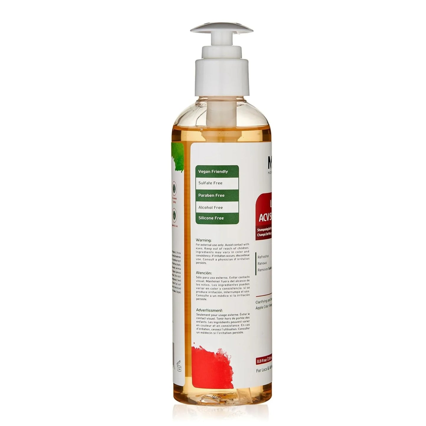 Locs Vegan Apple Cider Vinegar Shampoo
