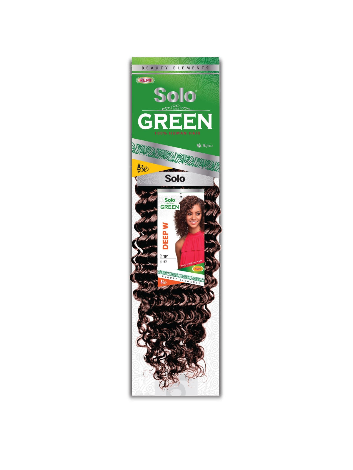 BIJOUX SOLO REMI GREEN DEEP WAVE WEAVE