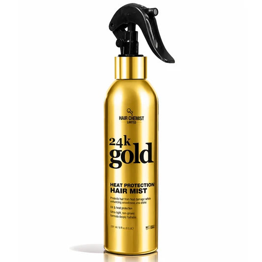 Hair Chemist 24k Gold Heat Protection Hair Mist 8 oz