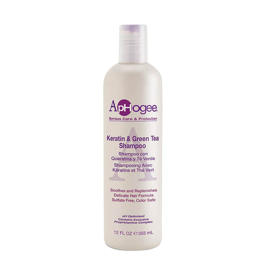 Aphogee Keratin & Green Tea Shampoo 12 oz