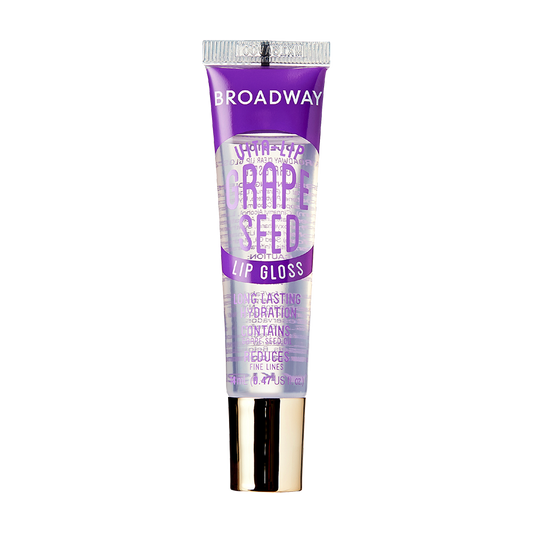 Broadway Vita-Lip Moisturizing, Soothing & Super Shiny Clear Lip Gloss-Grape