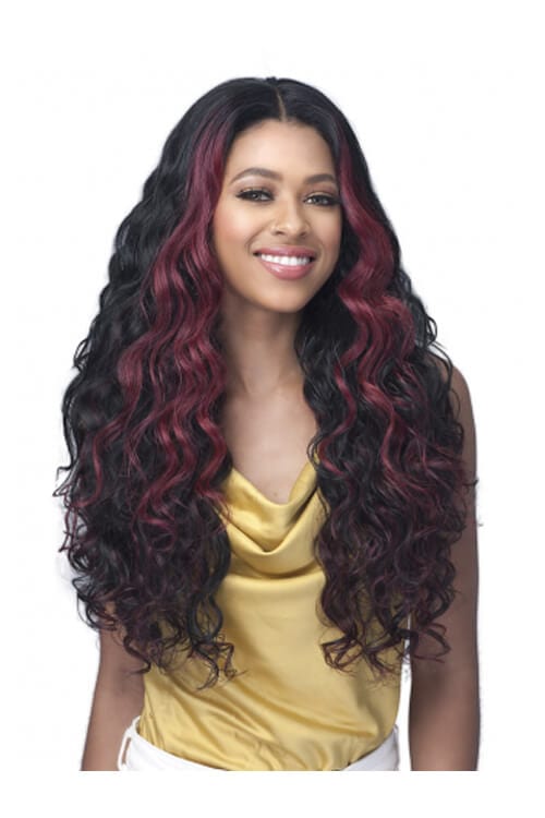 Bobbi Boss Miss Origin Natural French Wave Bundle Hair 3PC Plus Lace Closure