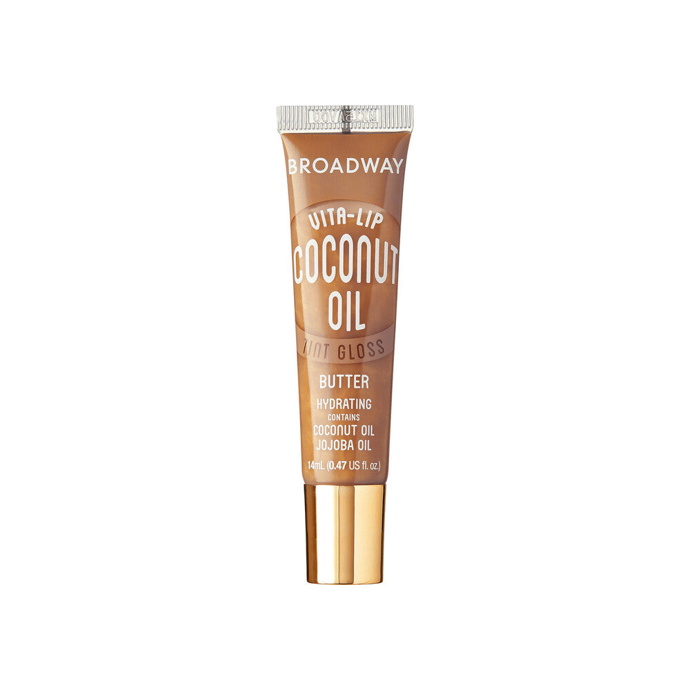 Broadway Vita-Lip Moisturizing, Soothing & Super Shiny Clear Lip Gloss-Coconut Oil