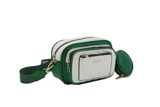 CROSSBODY Bag White/Green