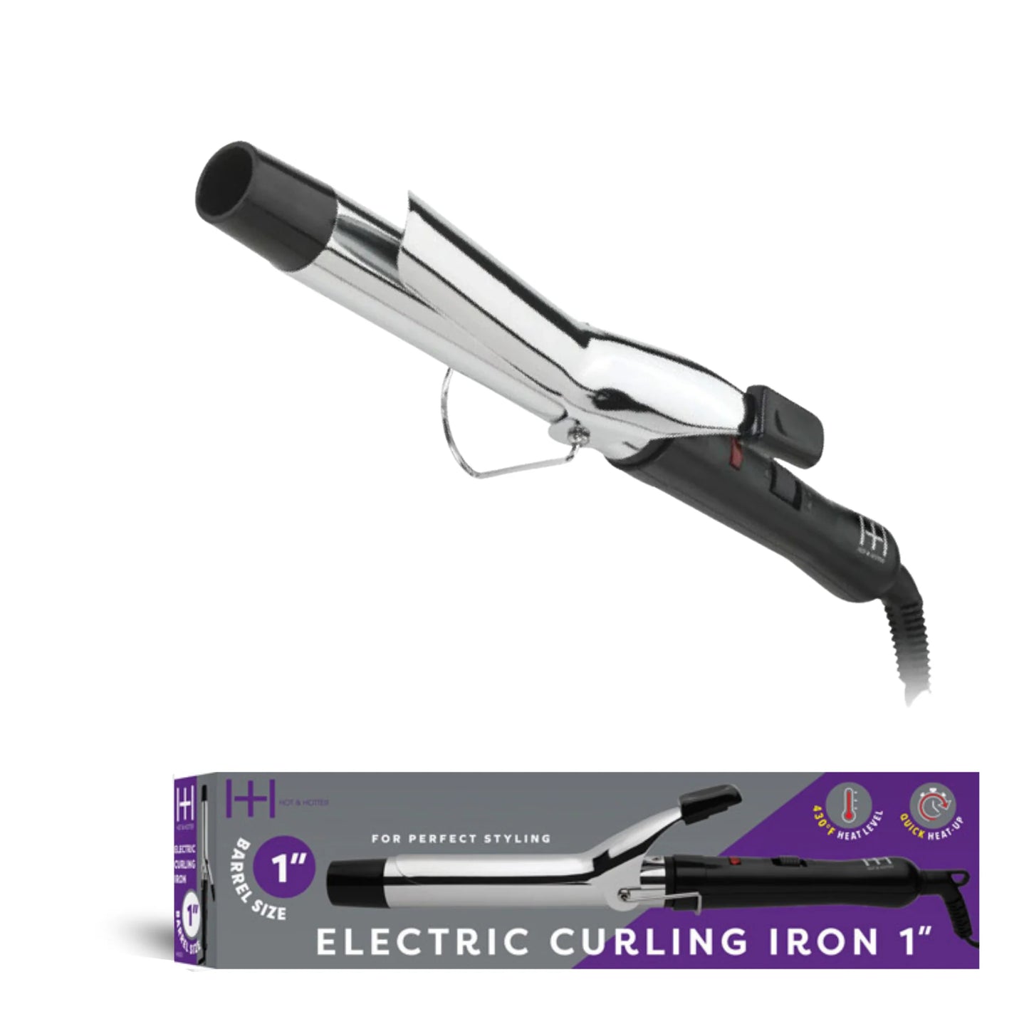 Hot & Hotter Electric Curling Iron 1" 5820