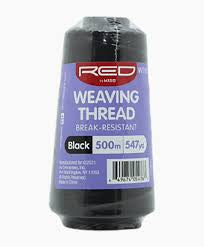 RED Weaving Thread Black 500m