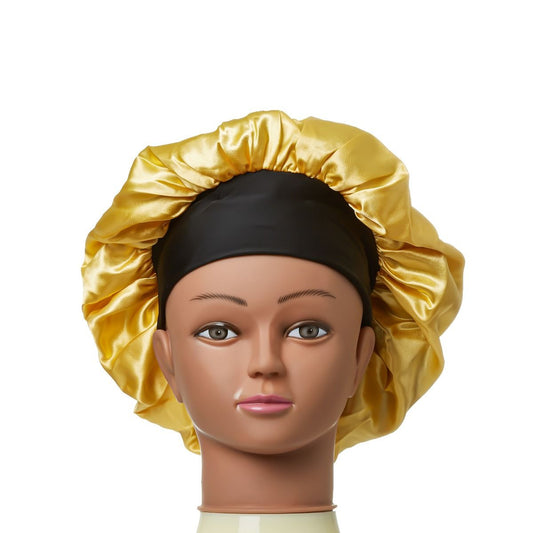 Reversible Silky Satin Doublewear Hair Cap