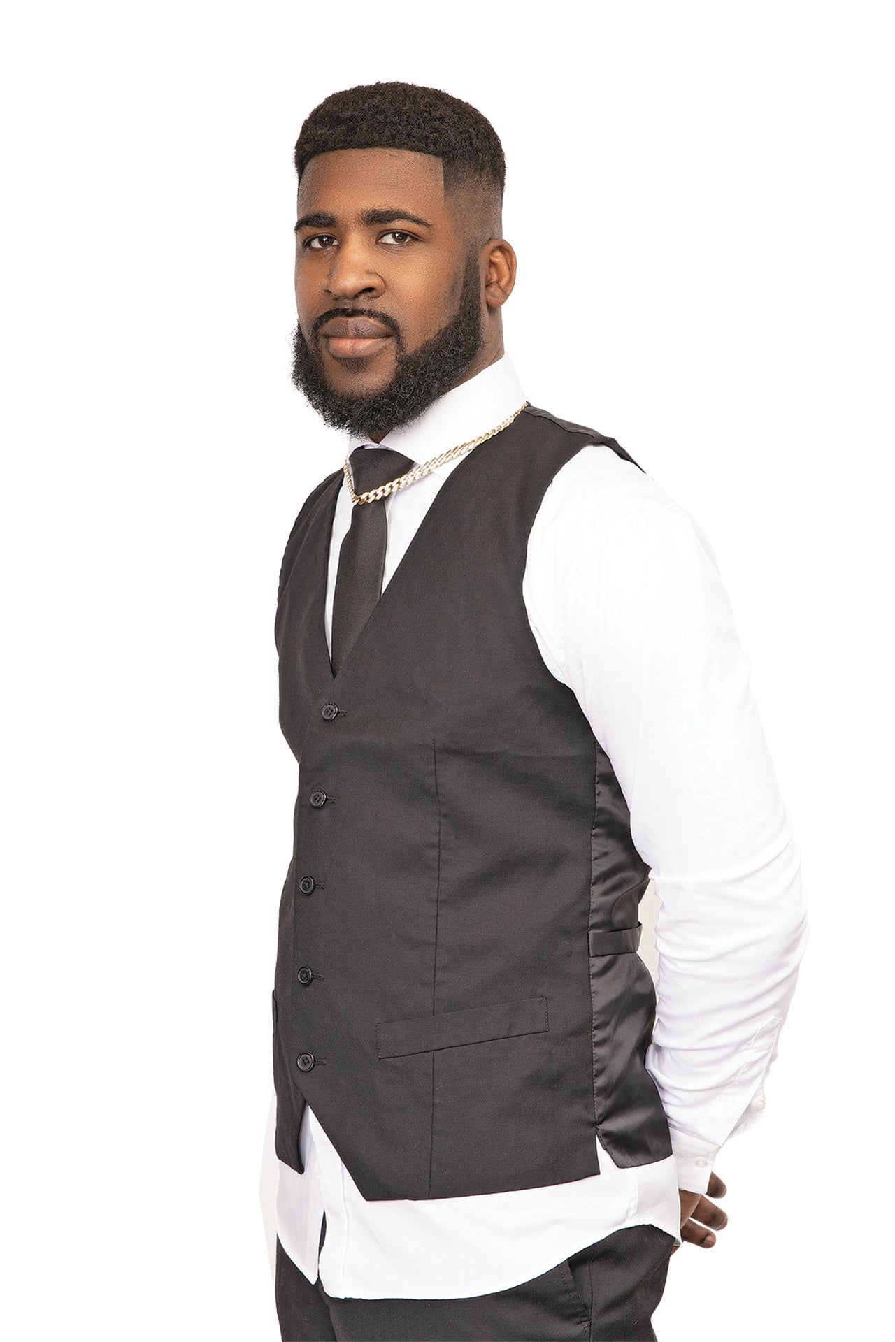 EDGE Afro Men Lace Unit (Natural Black)