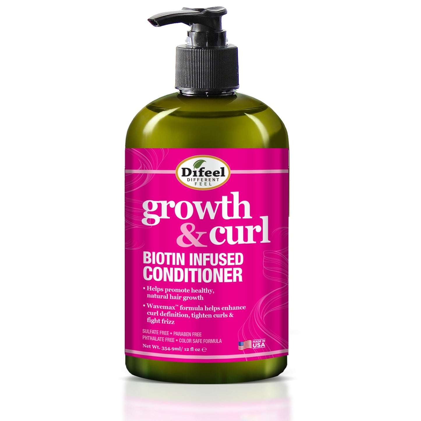 Difeel Growth & Curl Biotin Infused Conditioner 12oz