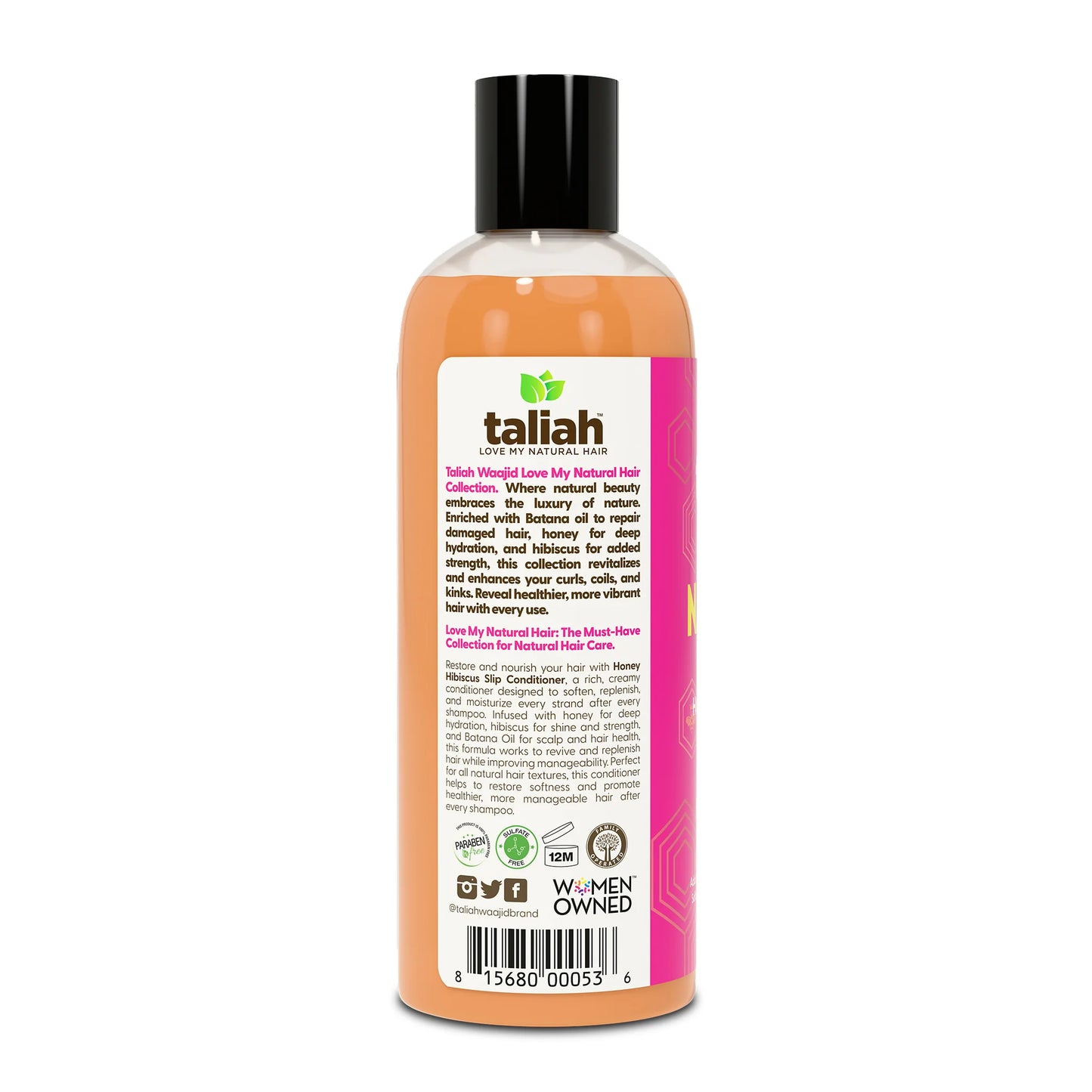 Love My Natural Hair Honey Hibiscus Slip Conditioner 12oz